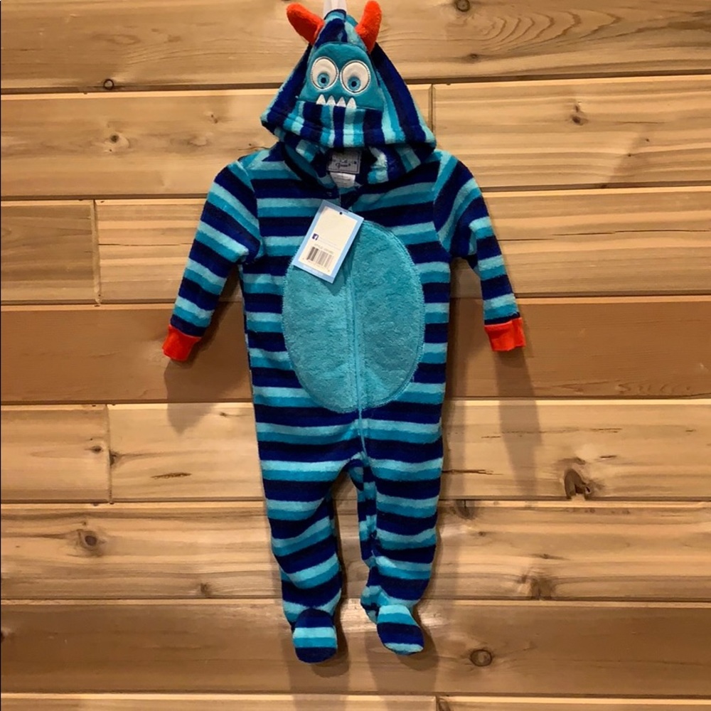 Boy’s Stripped Monster Footies